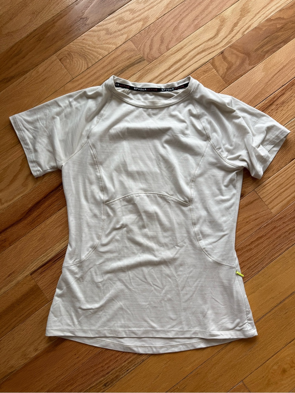 Tan Spyder Short Sleeve Athletic Tee